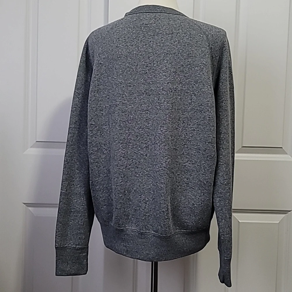 CHAMPION MEDIUM GREY COMFY COZY ATHLETIC APPAREL CREWNECK PULLOVER SWEATSHIRT - Picture 15 of 16